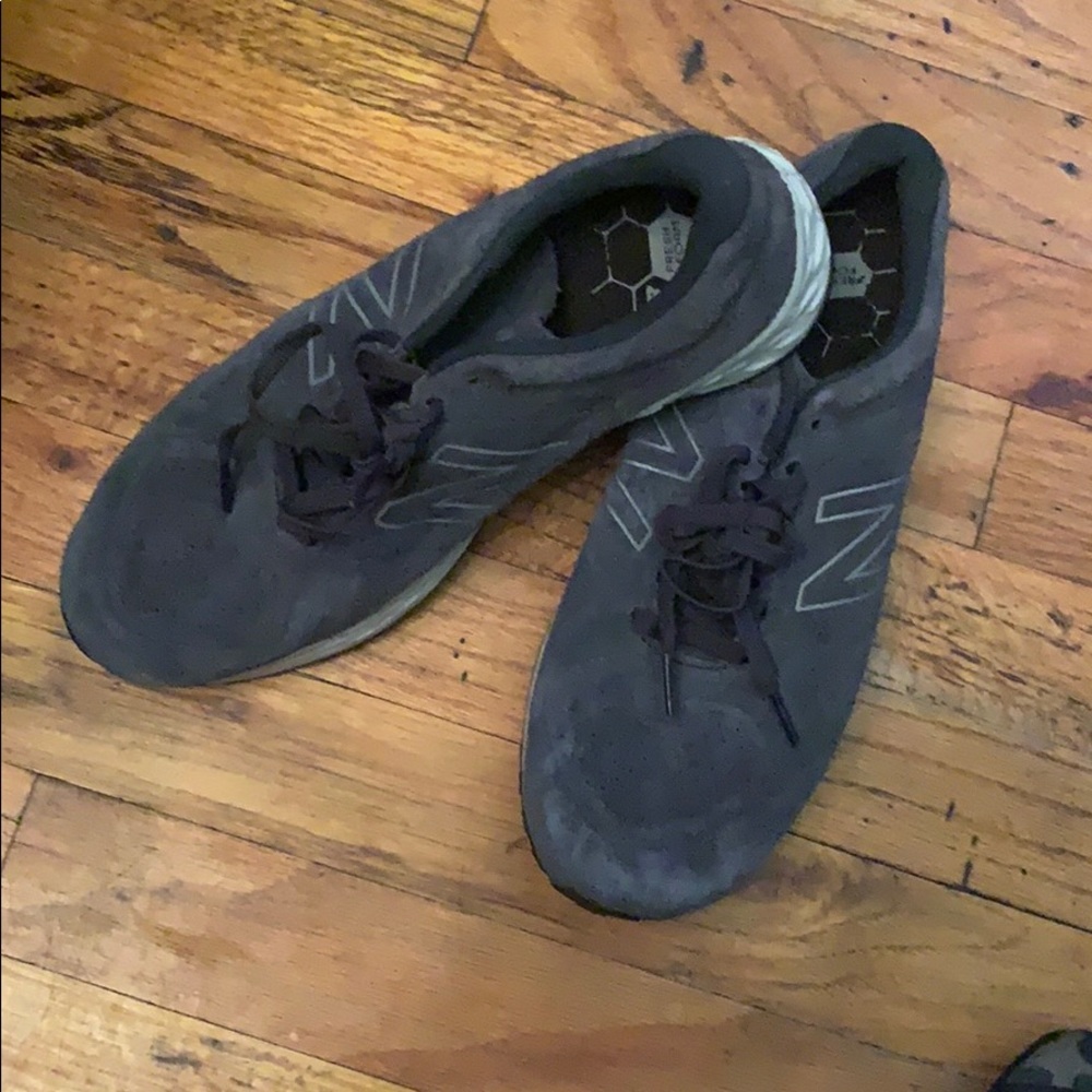 Nike suede running shoes
